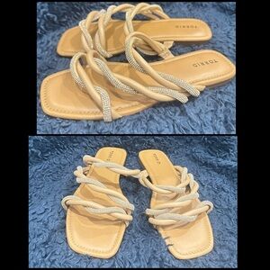 Torrid Embellished Twist Slides